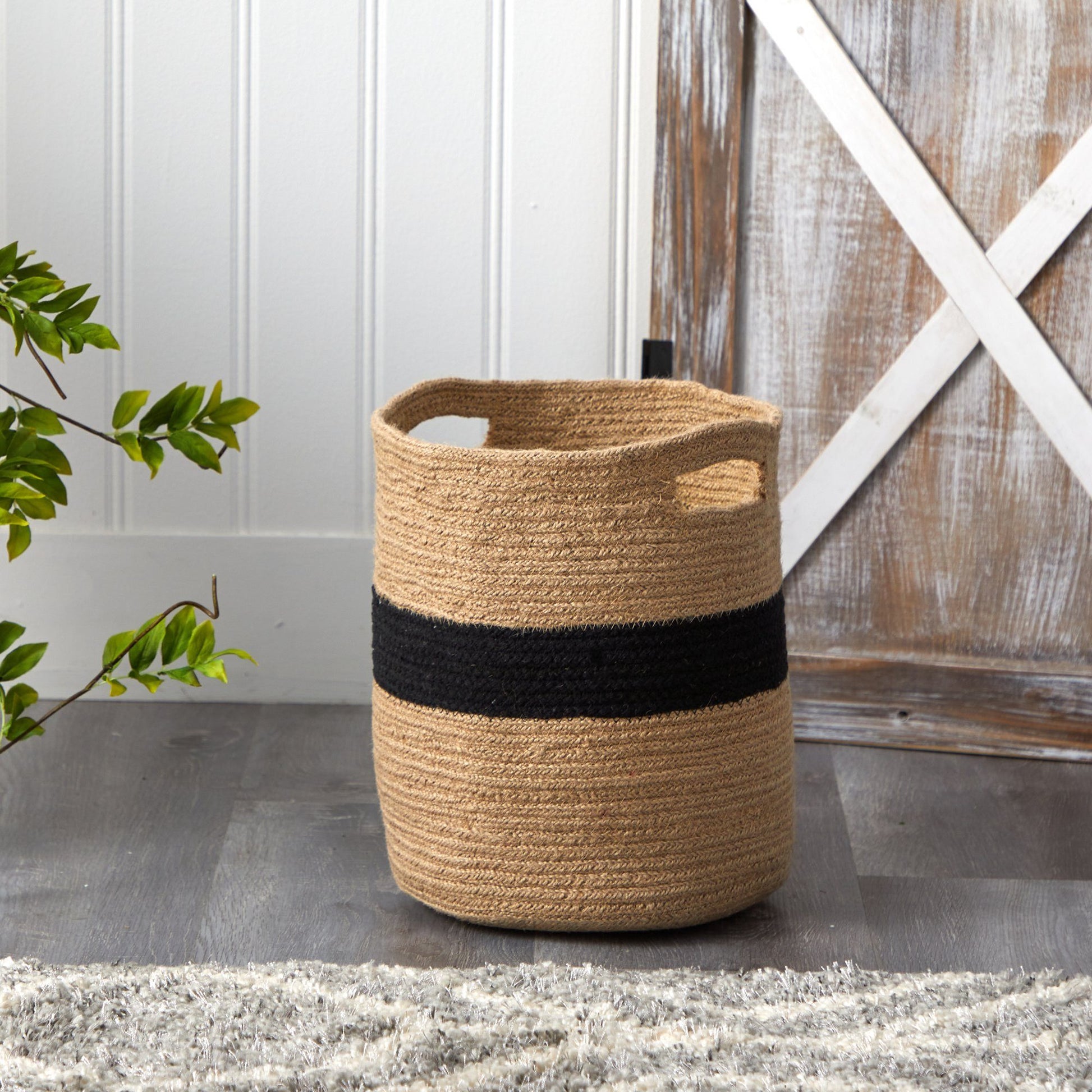 13.5” Handmade Natural Cotton Planter - TheHardenGarden