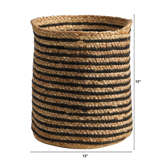 13.5” Handmade Natural Jute Planter - TheHardenGarden