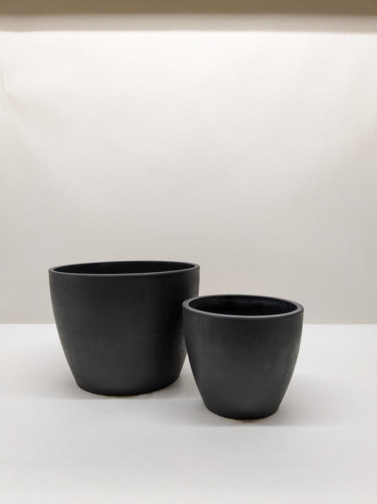 Black and TerraCotta Eco Pots Home Decor Planter Gift