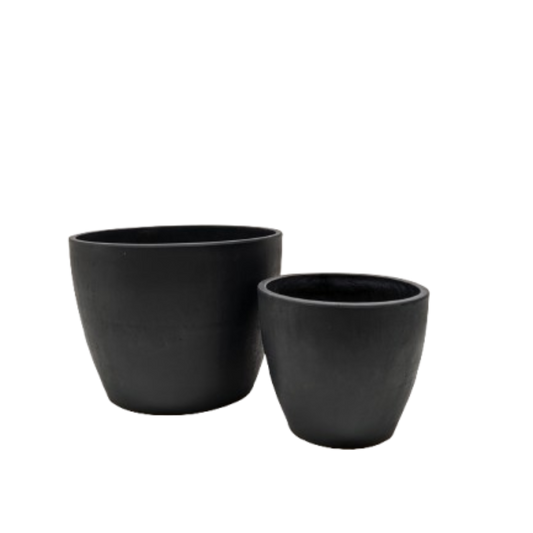 Black and TerraCotta Eco Pots Home Decor Planter Gift