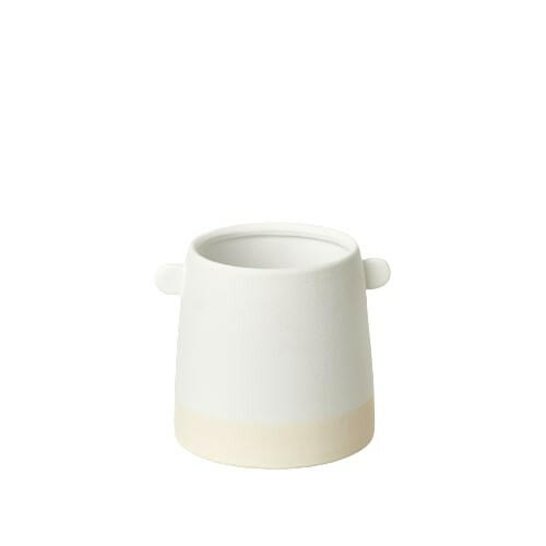 Ceramic Knob Cylinder Pot for Houseplants - 5 Inch