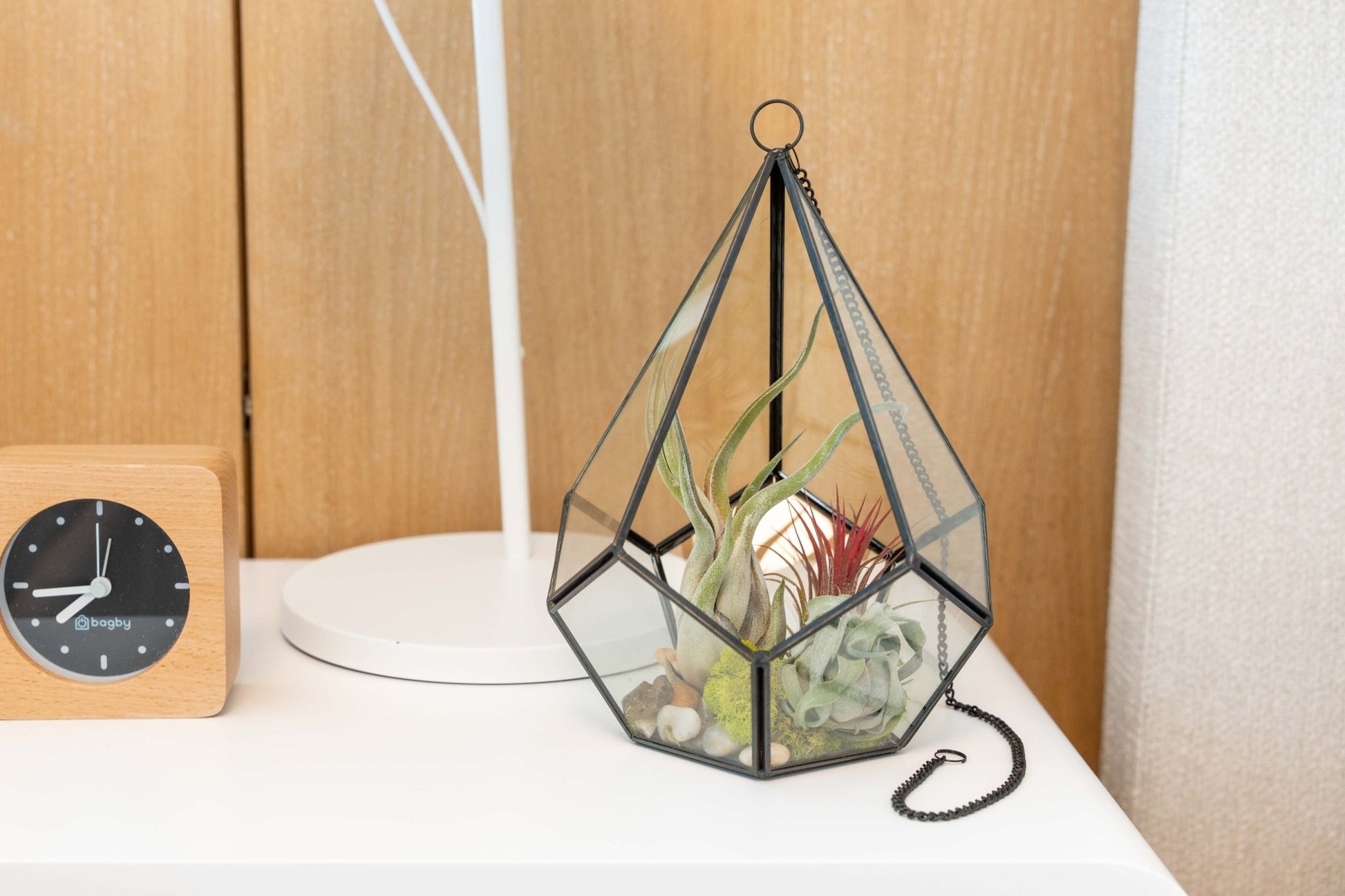 DIY Glass Diamond Terrarium - TheHardenGarden