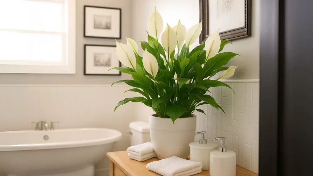 Peace Lilies: The Secret Weapon Against Mold in Your Bathroom
